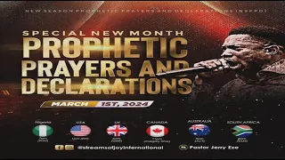 SPECIAL NEW MONTH PROPHETIC PRAYERS AND DECLARATIONS || NSPPD || 1ST MARCH 2024
