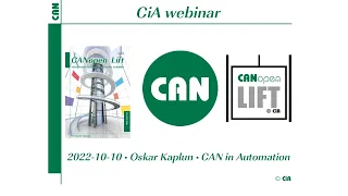 CANopen Lift webinar – 2023-10-10 (O. Kaplun, CiA)