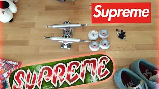 Full Supreme skateboard setup