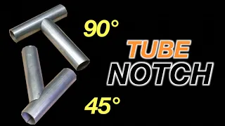 How to NOTCH 90° and 45° ROUND TUBE | Pinoy Welding Lesson Part 15 | Step by Step Tutorial