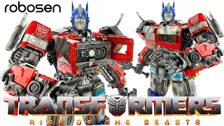 WOW! Robosen Transformers RISE OF THE BEASTS Signature Series OPTIMUS PRIME Interactive ROBOT Review