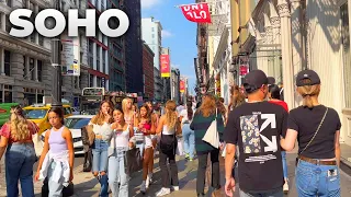 NYC Walk : Soho, Manhattan on a Saturday Afternoon in September 2022