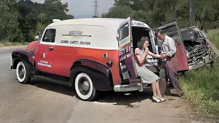 Vintage Vehicles on the Job (1930s-1950s)