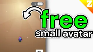 How To Really Be The SMALLEST In Roblox For FREE!