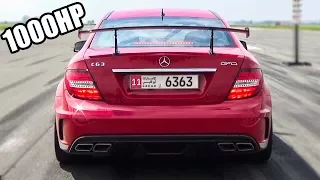 INSANE! MERCEDES C63 AMG WITH 1000HP😱