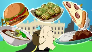 배낭여행 길거리 먹방 /STREET FOOD AROUND THE WORLD / MUKBANG ANIMATION / 사실만만 / Sasilmanman