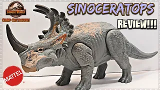 Mattel Jurassic World Camp Cretaceous Sound Strike Sinoceratops Review!!!