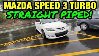 2009 Mazda Speed 3 TURBO EXHAUST w/ STRAIGHT PIPES!