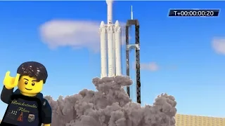 Lego Falcon Heavy Launch