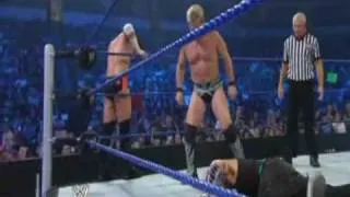 WWE Smackdown 07/03/09 CM Punk & Jeff Hardy vs Edge & Chris Jericho Pt. 2/3