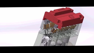 Honda Civic Type R K20A Engine Animation Solidworks Design CAD / Motor Tasarım Animasyonu