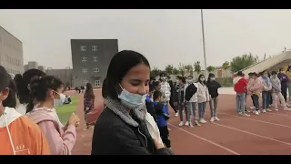 Tajik Middle school kids in Chinese Pamir Plateau