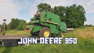 Джон Дір 950/John Deere 950 з Пустомитів у Крутоярівку Чернігівської обл. Огляд комбайна Єнісей