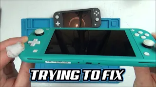 Trying to FIX: Water Damaged Nintendo Switch Lite from eBay