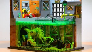 LEGO Batman vs Killer Croc Diorama MOC