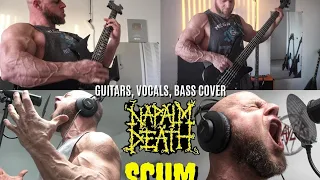 NAPALM DEATH - Scum Cover By Kevin Frasard