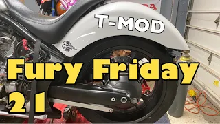 Fury Friday...Honda Fury rear fender T-Mod