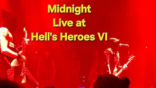 Midnight playing 'All Hail Hell' & 'Servant of No One' Live at Hell's Heroes VI, Texas - 21/3/24
