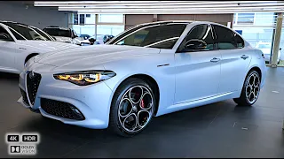 New Alfa Romeo Giulia Q4 Competizione Matt Moonlight Grey Color 2024