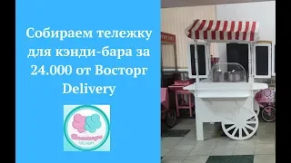 Видеообзор тележки для сладкой ваты от Восторг Delivery. Что не так с этой тележкой?