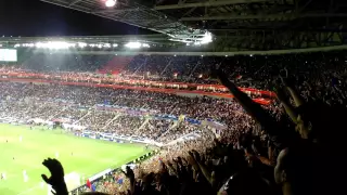 Lyon Monaco - Ahou pendant le match