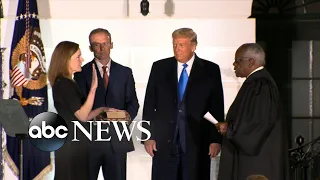 Amy Coney Barrett is sworn in as Supreme Court justice