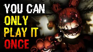 The FNAF Game That DELETES ITSELF if you DIE