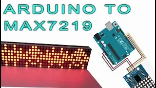 ARDUINO to MAX7219 LED Matrix display (Easy guide setup, WIRING & BASICS)