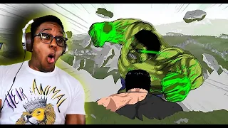 Hulk vs Superman pt 2 Animation by Zimaut REACTION