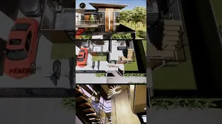 2 STOREY 4 BEDROOM | ELEGANT HOUSE DESIGN | Q Architect #shorts