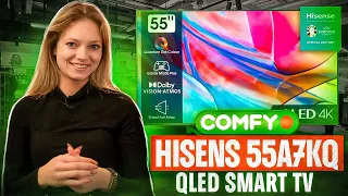 Огляд телевізора Hisense 55A7KQ від COMFY