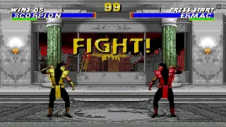 Полное прохождение Ultimate Mortal Kombat 3 - Scorpion (SEGA)