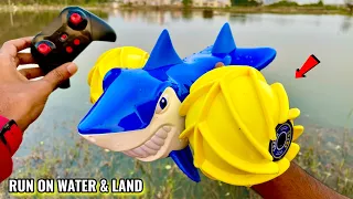 RC Amphibious Hybrid Shark Unboxing & Testing - Chatpat toy tv