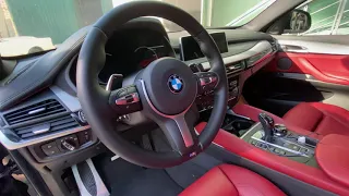 Перетяжка руля с подогревом BMW X6 f16