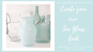 DIY Sea Glass with Saltwash® and Paint