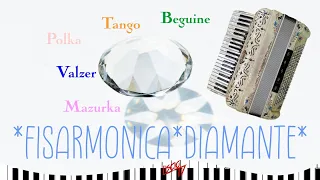 Fisarmonica diamante | Ballo Folk Tradizionale 2024 | Mix Ballo Da Sala | Valzer, Tango, Polka