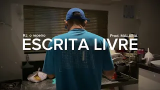 RJ, o repeiro -  ESCRITA LIVRE (Prod. MALÁRIA) | VISUALIZER