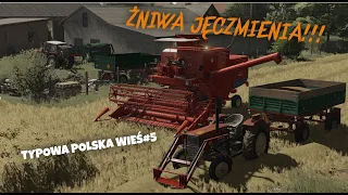 ŻNIWA Z BIZON'EM😍KOSZENIE & PRASOWANIE SŁOMY🔥"Typowa Polska Wieś V2"#5 Farming Simulator 22