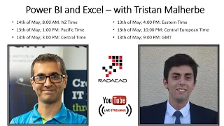 Power BI & Excel - with Tristan Malherbe