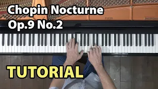 Chopin TUTORIAL Nocturne Op.9 No.2 - P. Barton, FEURICH piano