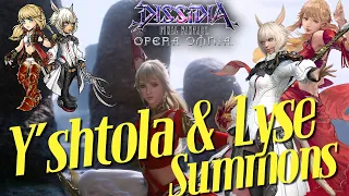 Oh?! Y'shtola & Lyse EX Summons - Dissidia Final Fantasy Opera Omnia