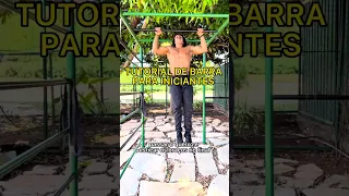 Tutorial de barra fixa para iniciantes. 🔥💪 Curtiu? Siga para mais! #pullup #treino #calistenia