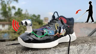 Intelligent walking Shoes for blind | Best Project