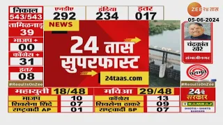 24Taas Superfast | 24 तास सुपरफास्ट | 8.00 Am | 5th June 2024 | Zee24Taas