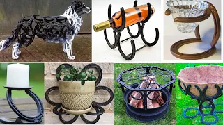 horseshoe project ideas / horseshoe craft ideas /horseshoe welding project ideas for beginners