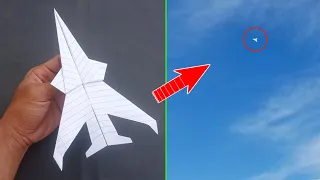 Best Jet Plane - How To make a Paper Jet Plane That Flies Far Forever.