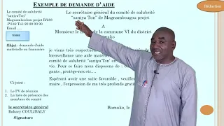 Lettre administrative : Exemple de demande d'aide