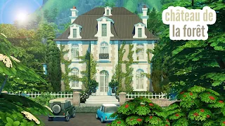 château de la forêt  The Sims 4 CC speed build