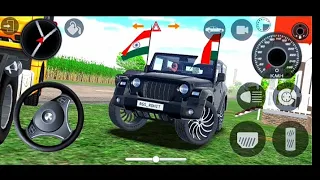 Dollar Song Sidhu Musewala Real Indian New Mode white Thar Offroad Village Driving Gameplay