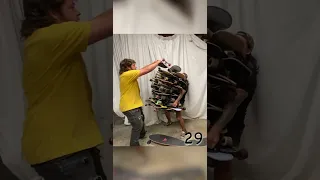 WORLD RECORD SKATEBOARD HOLDING!